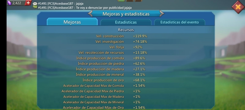 cuenta de lords mobile para empezar