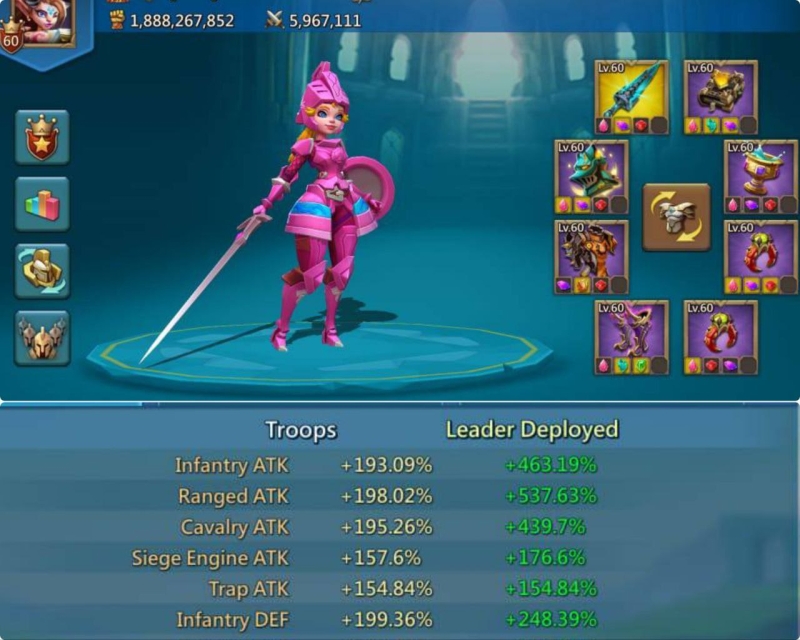 1.9b T5  / 4m gems / 25m+ t4