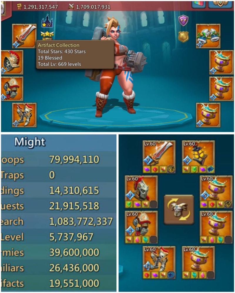 Low Quest Might /  8 Champs