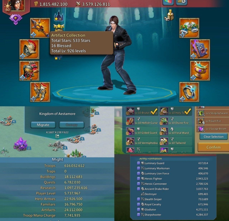 Can go 1607 / 2 lider skins, Low quest