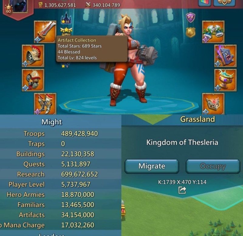 Can go to K1739 / Max stats: 1283-1236-1311%