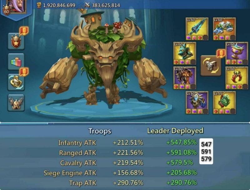 1.9b T5  / 46m troops 550%+ mix / 80+ scrolls