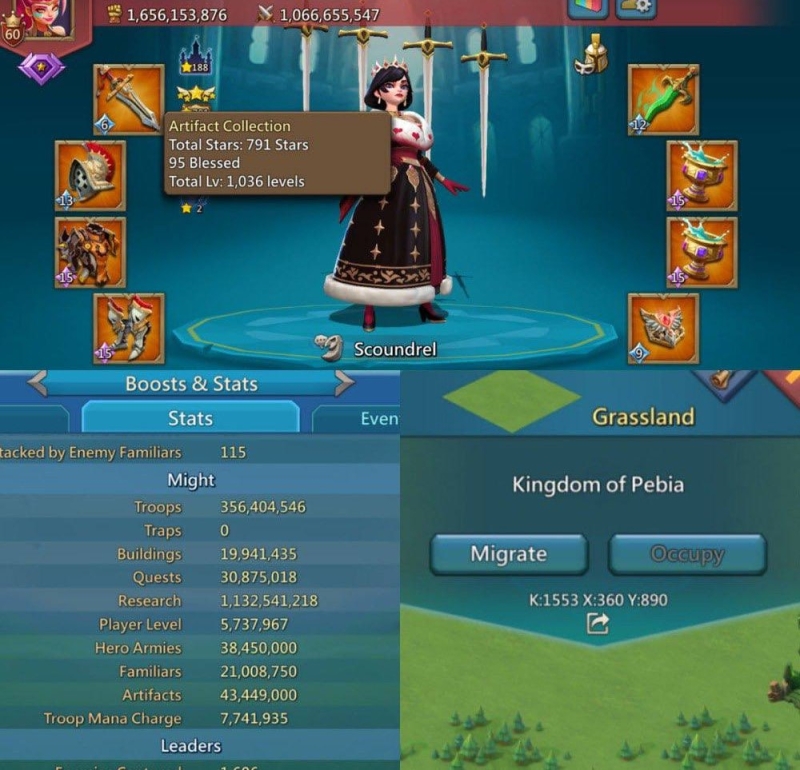 Can go K1553 /  791~95 blessed~1036lvls