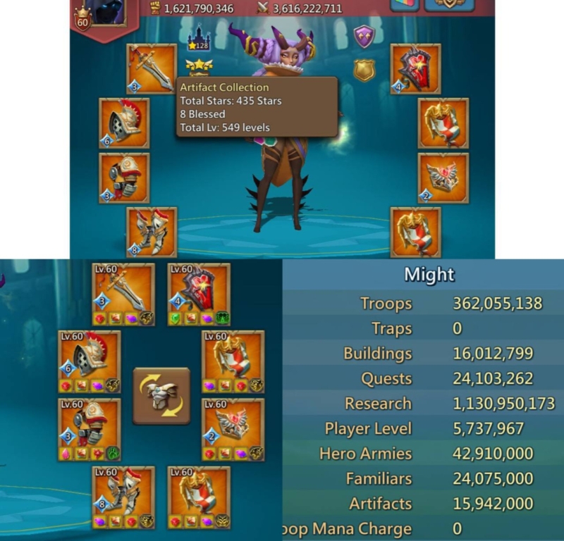 Full Champ / 1225-1159-1192% stats