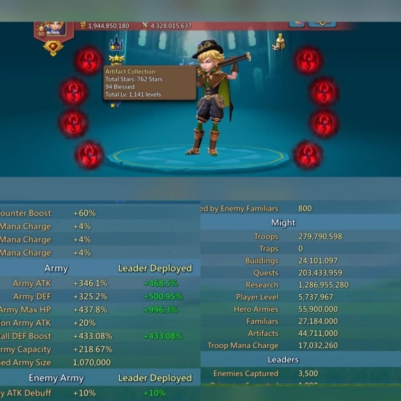 3x11k Heroes Gold