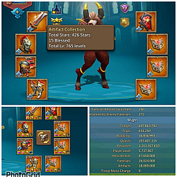 Full champ  / 1 lvl12 / 137 stars