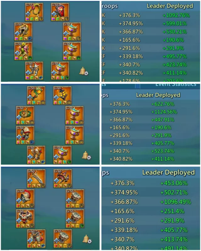 10 Champs - 6 Cups / 1092-1124-1096% stats · 6 / 6