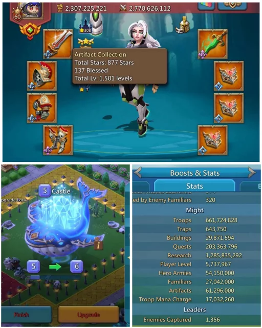 CUENTA LORDS MOBILE | 12 CHAMP | REF EF38F