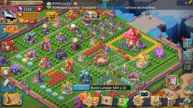 2.47B T5 | 1.2B Research | 31.9M Troops | VIP15 · 8 / 8