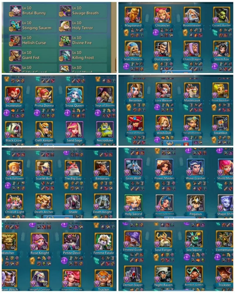 9 mythic champs / Blasts 1342-1250-1290%