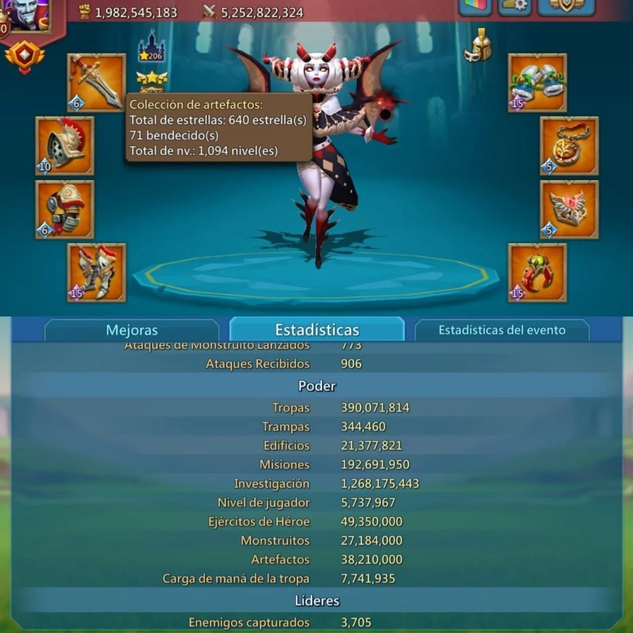CUENTA LORDS MOBILE | 1 CHAMP | REF 82E1D