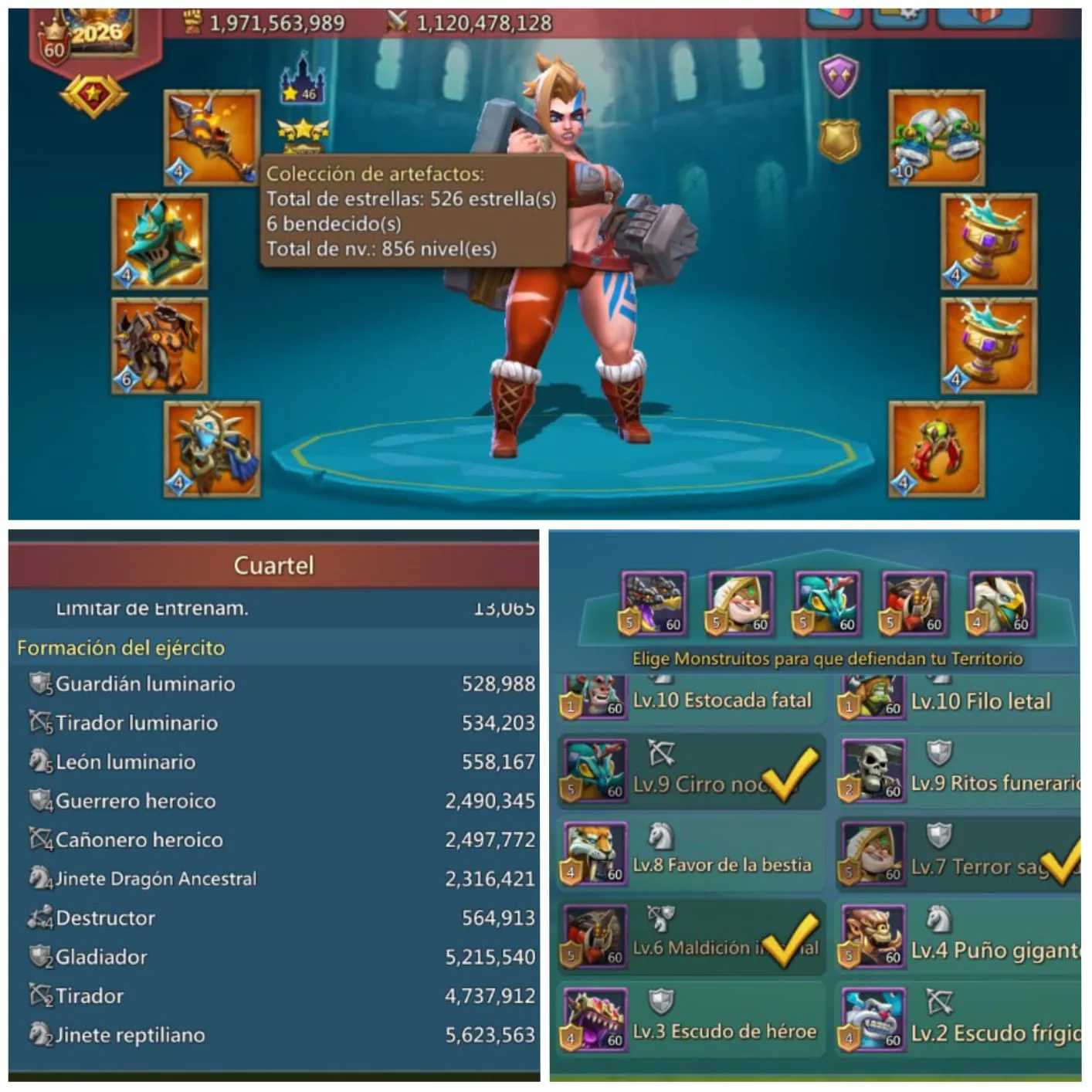 CUENTA LORDS MOBILE | 1 CHAMP | REF B9A5A