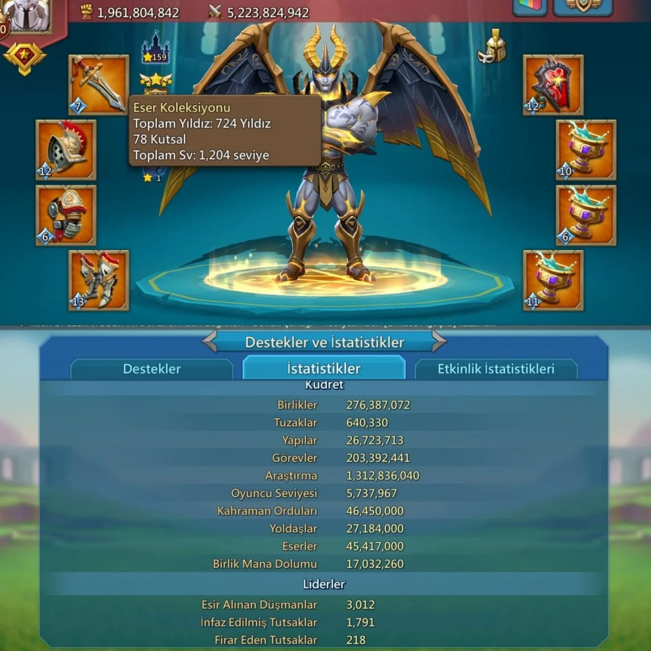 CUENTA LORDS MOBILE | 1 CHAMP | REF 3A22A